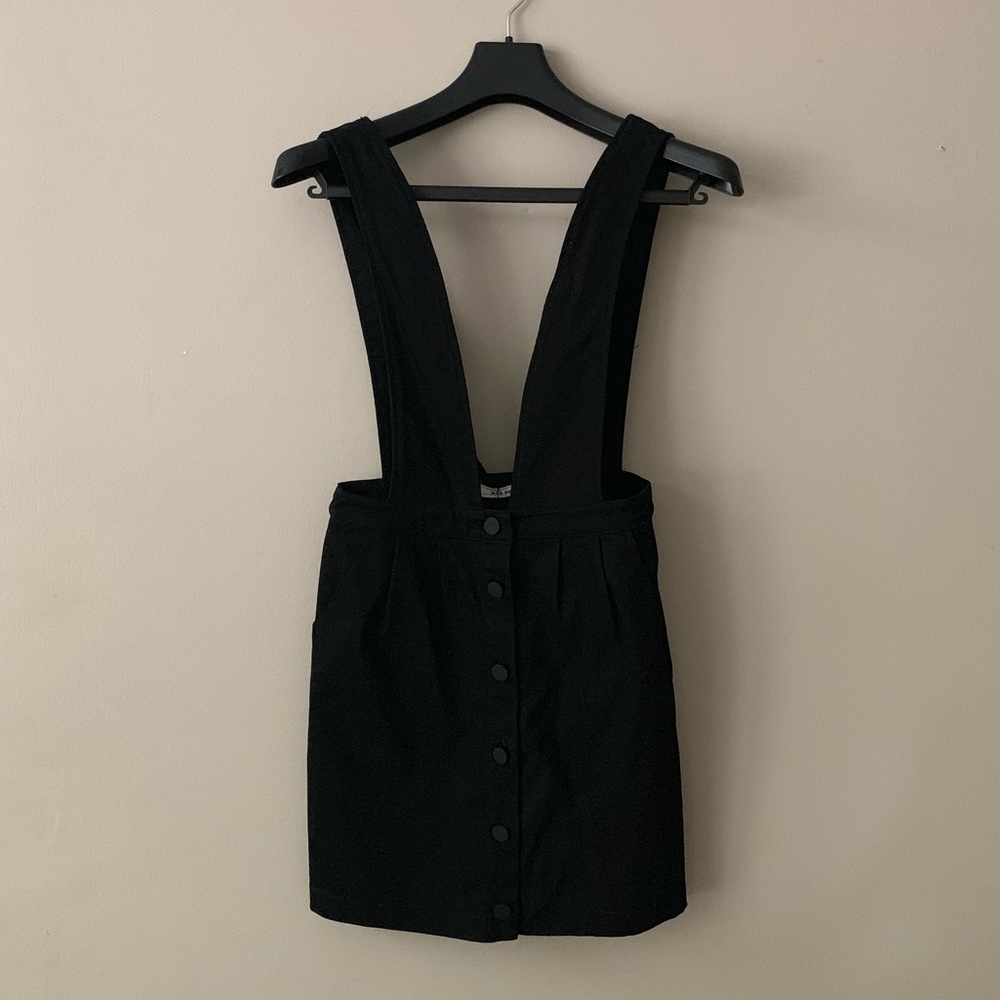 NWT Mod Ref Black Skirt Overalls